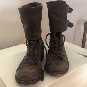 All Saints combat boots